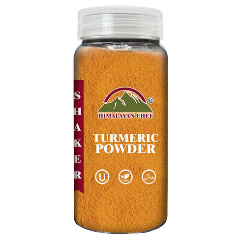 Turmeric Powder Plastic Shaker - 6.35 oz | HIMALAYAN CHEF